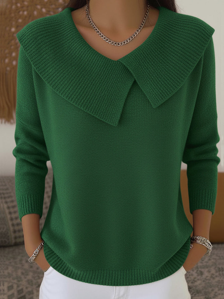 Lucia™ | Cozy Sweater with a Soft Collar