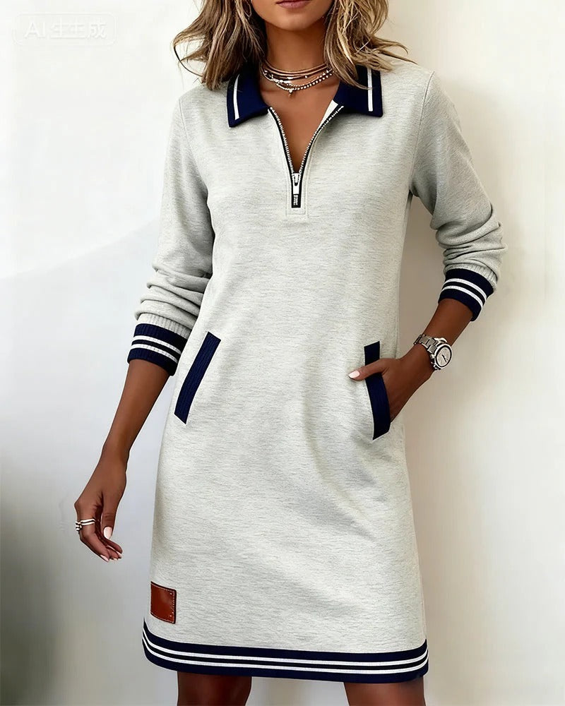 Jessica™ | Chic Long Sleeve Dress