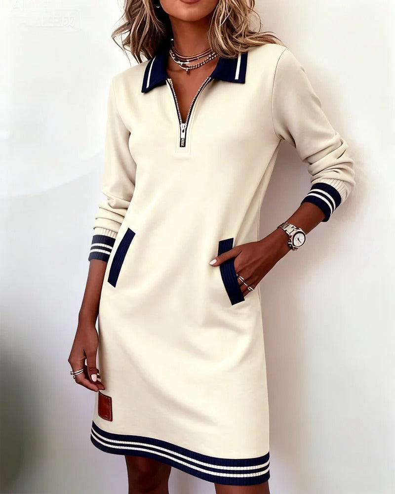 Jessica™ | Chic Long Sleeve Dress