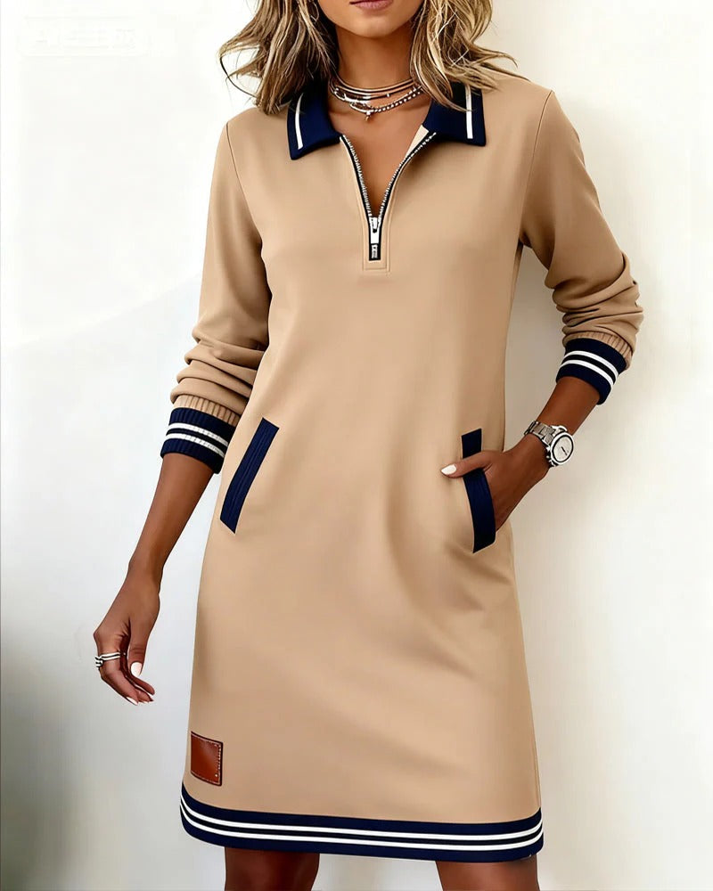 Jessica™ | Chic Long Sleeve Dress